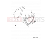 32 - FRAME COVER - Suzuki GN125E R (1994) (E03,E28,E33)