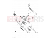 SUZUKI GP100 / GP100E X (1999) 27 - STAND - FOOTREST