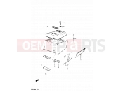 SUZUKI GP100 / GP100E X (1999) 39 - SEAT TAIL COVER (MODEL D/L E02)