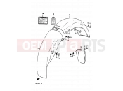 SUZUKI GP100 / GP100E X (1999) 57 - REAR FENDER