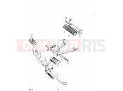 SUZUKI GP100U N (1992) 36 - STAND - FOOTREST