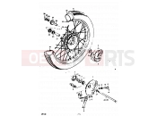 SUZUKI GP100U N (1992) 53 - FRONT WHEEL (E02, E06, E24)