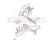 SUZUKI GP125 N (1992) 42 - TURN SIGNAL LAMP (E17, E21)