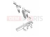 SUZUKI GS1000 T (1996) 63 - CHAIN CASE - REAR SHOCK ABSORBER