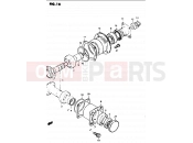 16 - SECONDARY DRIVE GEAR - Suzuki GS1100G G (1986)