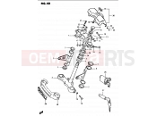 40 - STEERING STEM - Suzuki GS1100G G (1986)