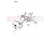 SUZUKI GS450L X (1999) 36 - REAR COMBINATION LAMP (E24)