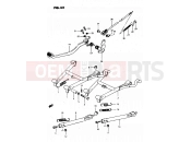 SUZUKI GS450L X (1999) 42 - STAND - REAR BRAKE