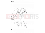 SUZUKI GS450L X (1999) 71 - REAR FENDER