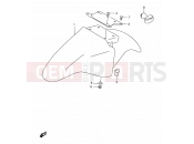 SUZUKI GS500 K2 (2002) 39 - FRONT FENDER