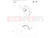 SUZUKI GS500E D (1983) 47 - HEADLAMP HOUSING - FRONT FENDER (E34, E39)