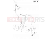 SUZUKI GS500E D (1983) 54 - FRONT BRAKE HOSE