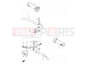 SUZUKI GS500E / GS500EU K (1989) (E01,E02,E04,E15,E16,E17,E21,E22,E24,E25,E34,E39,E53) 39 - HANDLE LEVER (MODEL K)