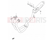 SUZUKI GS500E M (1991) (E28) 14 - MUFFLER