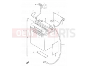 SUZUKI GS500E / GS500EU P (1993) (E01,E02,E04,E18,E21,E22,E24,E25,E34,E39,E53) 21 - BATTERY