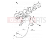 SUZUKI GS500E / GS500EU P (1993) (E01,E02,E04,E18,E21,E22,E24,E25,E34,E39,E53) 23 - SPEEDOMETER - TACHOMETER