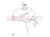 SUZUKI GS500EU V (1997) 33 - FUEL TANK (MODEL V)