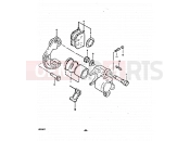 SUZUKI GS550E T (1996) 59 - FRONT CALIPERS (SINGLE DISK)