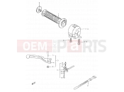 SUZUKI GS550L T (1996) 52 - RIGHT HANDLE SWITCH