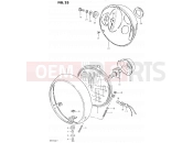 SUZUKI GS550L T (1996) 23 - HEADLAMP (E02)
