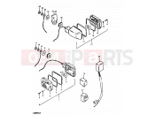 SUZUKI GS850G X (1999) 39 - TURN SIGNAL LAMP (MODEL X : E22, E25)