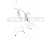 55 - CHAIN CASE - SHOCK ABSORBER - Suzuki GSX400E E (1984)