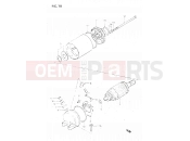 SUZUKI GSX500ES E (1984) 18 - STARTING MOTOR
