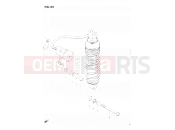 SUZUKI GSX500ES E (1984) 66 - REAR SHOCK ABSORBER (MODEL E)