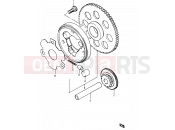9 - STARTER CLUTCH - Suzuki GSX750ES D (1983)