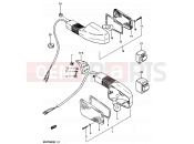 30 - TURN SIGNAL LAMP (E02,E15,E16,E17,E22,E26) - Suzuki GSX750ES D (1983)