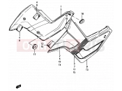 48 - FRAME COVER (GSX750ESD) - Suzuki GSX750ES D (1983)