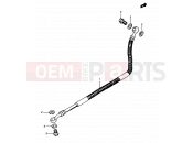 83 - REAR BRAKE HOSE - Suzuki GSX750ES D (1983)
