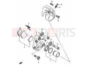66 - FRONT CALIPERS - Suzuki GSX750ES / GSX750EF / GSX750E E (1984)