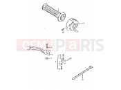68 - RIGHT HANDLE SWITCH (MODEL X) - Suzuki GT250 N (1992)