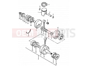 SUZUKI GT250E X (1999) 4 - CRANKSHAFT
