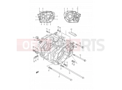3 - CRANKCASE - Suzuki LS650 M (1991) Savage (E03,E28,E33)