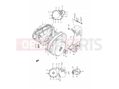 4 - CRANKCASE COVER - Suzuki LS650 P (1993) Savage (E03,E28,E33)