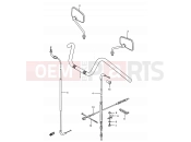 39 - HANDLEBAR - CONTROL CABLE (LS650PG/PJ/PK/PL,MODEL M/N/P) - Suzuki LS650 P (1993) Savage (E03,E28,E33)