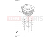 107A - CYLINDER - Suzuki LS650 L5 (2015) Savage (E03,E28,E33)