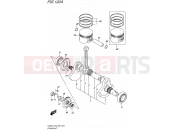 120A - CRANKSHAFT - Suzuki LS650 L5 (2015) Savage (E03,E28,E33)