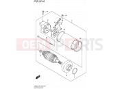301A - STARTING MOTOR - Suzuki LS650 L5 (2015) Savage (E03,E28,E33)