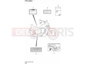 496C - LABEL (LS650L5 E33) - Suzuki LS650 L5 (2015) Savage (E03,E28,E33)