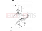 20 - FUEL TANK MODEL Z - Suzuki PE175 D (1983)