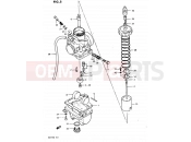 SUZUKI PE175 E (1984) 5 - CARBURETOR