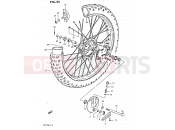 SUZUKI PE175 E (1984) 25 - FRONT WHEEL