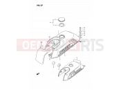 SUZUKI PV50 X (1999) 27 - FUEL TANK (MODEL D/H E15,MODEL H E43)