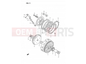 SUZUKI PV50 D (1983) 11 - CLUTCH