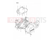 5 - CRANKCASE COVER (E43) - Suzuki PV50 M (1991)
