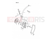 10 - OIL PUMP (E16,E43,MODEL R E15,P15) - Suzuki PV50 M (1991)