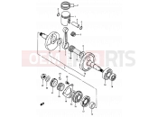 SUZUKI RG50 E (1984) Gamma 4 - CRANKSHAFT